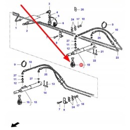 La322542800 pavaros sandarikliai ritėje