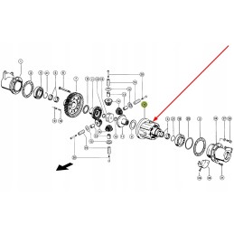 769400 0 diferencialinis korpusas