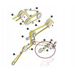 Pas new Holland tx 84817621 22x2503 cnh