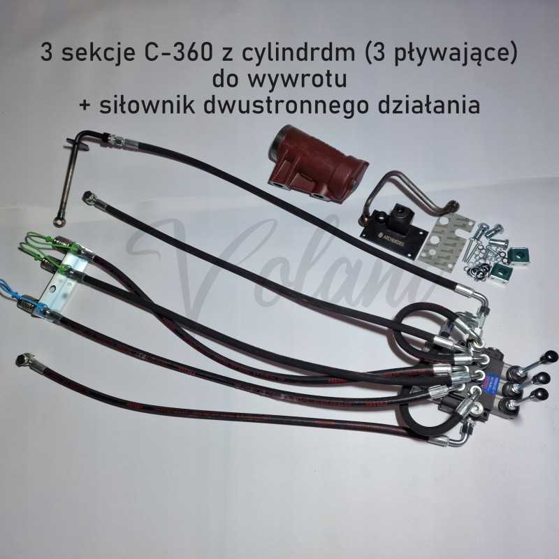 Skirstytuvas 3 skyriai c 360 išorinis 3x plūduriuojantis