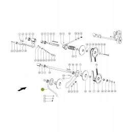 Ritės pavaros grandinė Claas 753043 2 originali