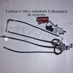 sekcijų išorinis skirstytuvas c 360, skirtas apvertimui