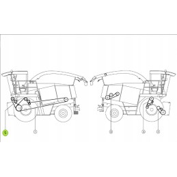 Claas jaguar juosta 495067 2hb x 2740