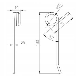 Claas krautuvo universalo rinktuvo pirštas