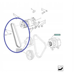 Konvejerio grandinės guolis 84330084 new Holland