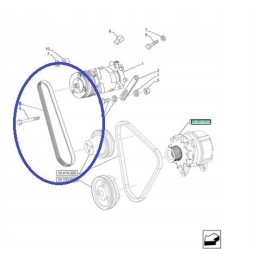 Konvejerio grandinės guolis 84330084 new Holland