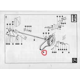 Diržo trapecinio diržo grūdelis Claas Dominator 80 85 86