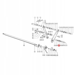 Plastikinis paprastas guolis Claas 705057 0 jhb
