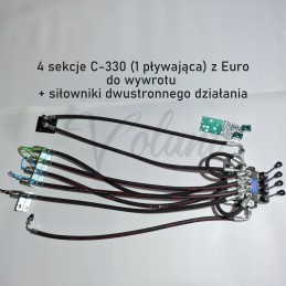 4 sekcijų išorinis skirstytuvas C 330, plūduriuojantis