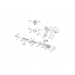 Krūmapjovės pavaros diržas new holland tf 22x2492 80337415 cn