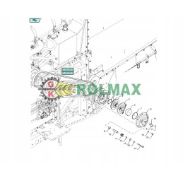 New Holland TC 87529880 pašarų kombaino sankabos diskas