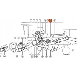 Claas Dominator pūstuvo diržas 88 86 96 108