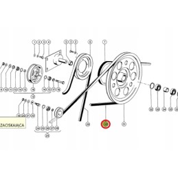 Claas Dominator pūstuvo diržas 88 86 96 108