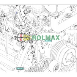 Hidraulinis cilindras new holland cnh 87534698