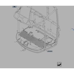 Grindų kilimėlis new Holland fr 47700584 cnh
