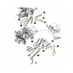 Pavarų dėžės diržas new holland tc 84192753 cnh