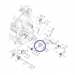 Tiekimo grandinės ratas 84280322 new holland cnh