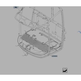 Grindų kilimėlis new Holland fr 47700584