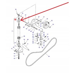 71349813 įtempiklio spyruoklinis kaištis