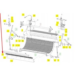 101663801 atlenkiamas dangtelis įgaubtam