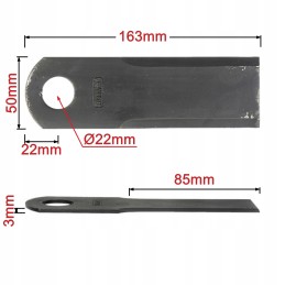 Bison šiaudų smulkintuvo peilis nuo 056 nuo 058