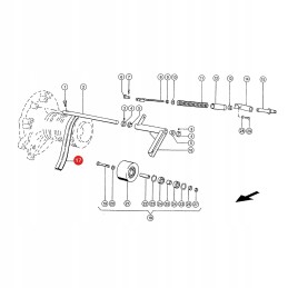 Claas 0223179d vartų trapecinis diržas