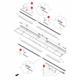 Krūmapjovės varžtas m6x1 5x16 mm mf 71386952 originalus