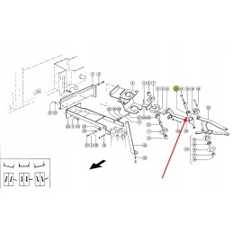 647467 01 metalinė-guminė įvorė 25 x 40 x 40 mm