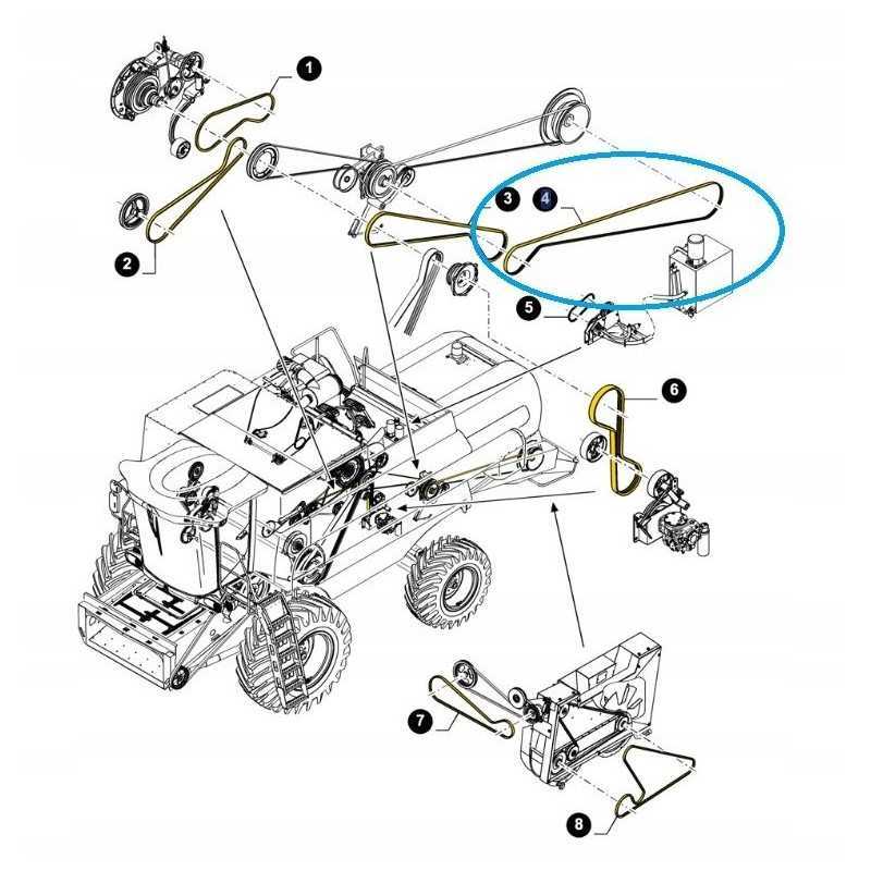 Ištraukimo diržas galinis newholland 2hbx5510 84076421 cnh