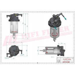 Yanmar pilnas kuro filtras