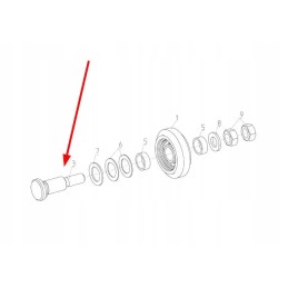 101893139 grandinės įtempimo rato kaištis