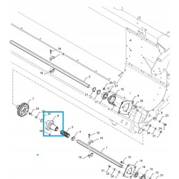 New Holland kukurūzų tvirtinimo nagų sankaba