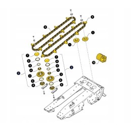 Pavaros žvaigždutė new Holland korpusas 47906258 cnh