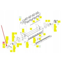 101761759 šiaudų smulkintuvo būgno dangtis