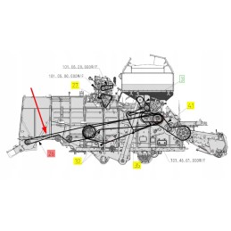 100236781 classic cx 5772 li trapecinis diržas