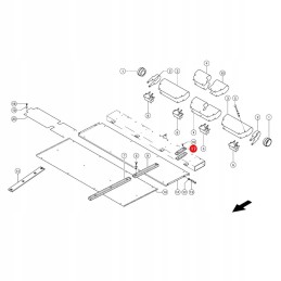 Claas 518263 padavimo juostos dangtis 0 vnt