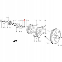 Claas vainikinė veržlė 669639 0 originali