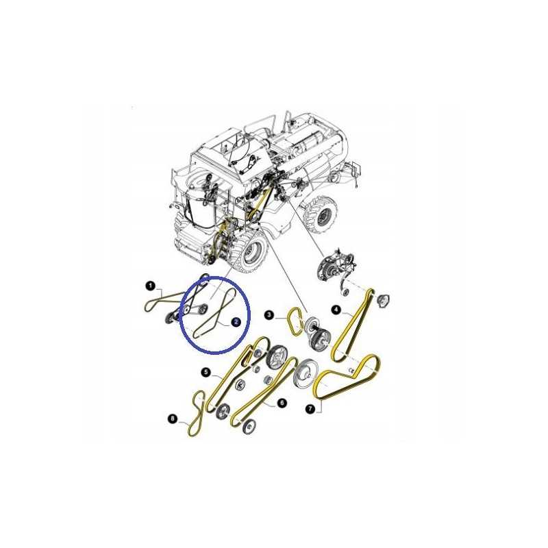 V formos diržas cx new holland cnh 47533795