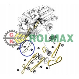 V formos diržas cx new holland cnh 47533795