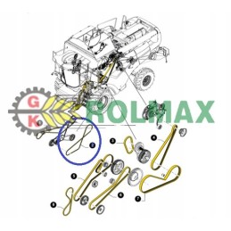 V formos diržas cx new holland cnh 47533795