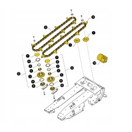 Pavaros žvaigždutė new Holland korpusas 47906258