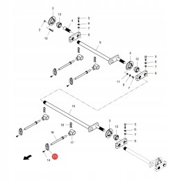 Massey Ferguson LA322843750 vadovas, keitimas