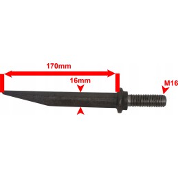 100x tiesūs akėčių virbaliai 16x170, M16 sriegis