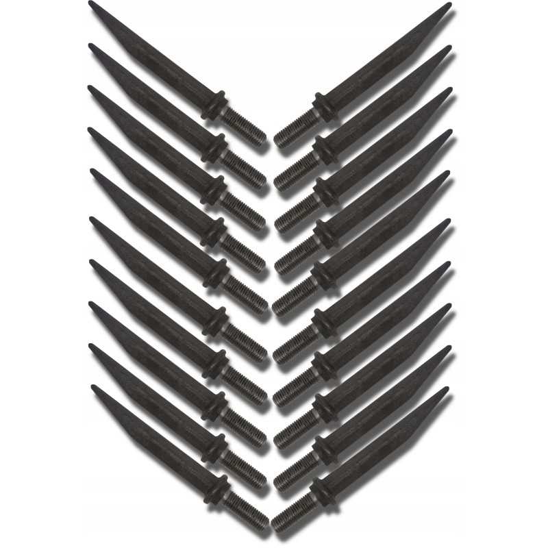 20x tiesūs akėčių noragai 16x170, M16 sriegis