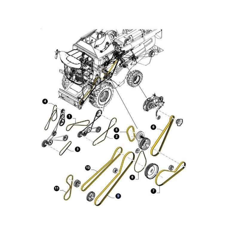 Diržas new Holland c5 80 cx6 90 3hb 47901651