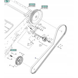 Diržas new Holland c5 80 cx6 90 3hb 47901651
