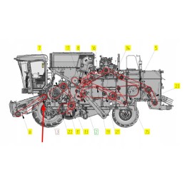 102339349 ritininė grandinė 16a 1 x 48 ritinėliai