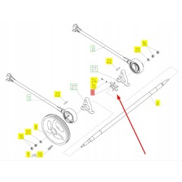 100026110 žvaigždės valymo mechanizmo ratas