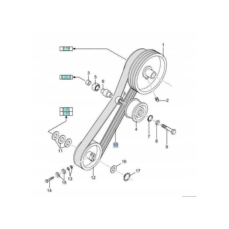 Pavarų dėžės diržas new holland tx 84817634 cnh