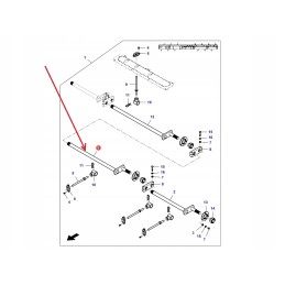 La322758950 įsiurbimo būgno piršto velenas